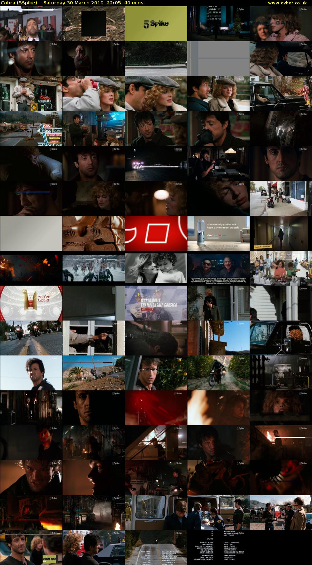 Cobra (5Spike) Saturday 30 March 2019 22:05 - 22:45