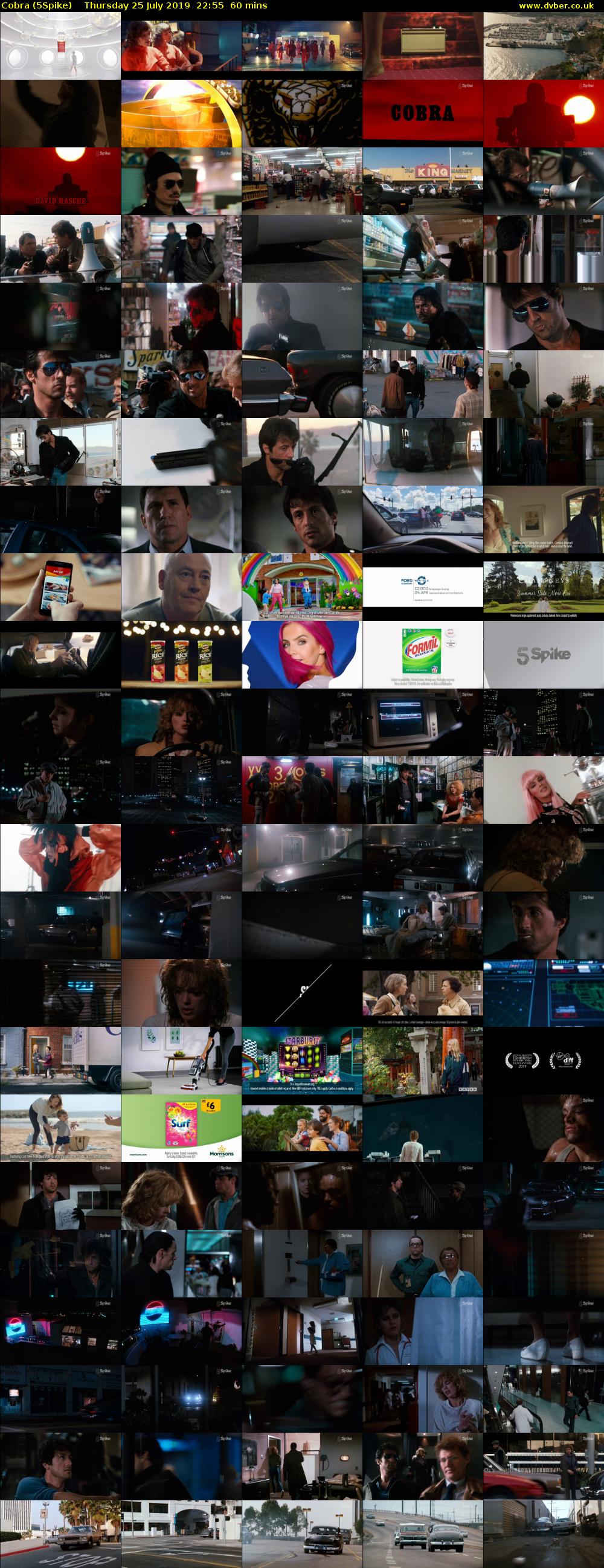 Cobra (5Spike) Thursday 25 July 2019 22:55 - 23:55