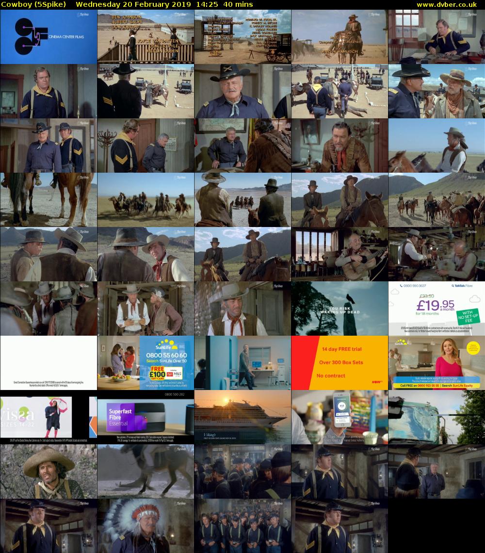 Cowboy (5Spike) Wednesday 20 February 2019 14:25 - 15:05