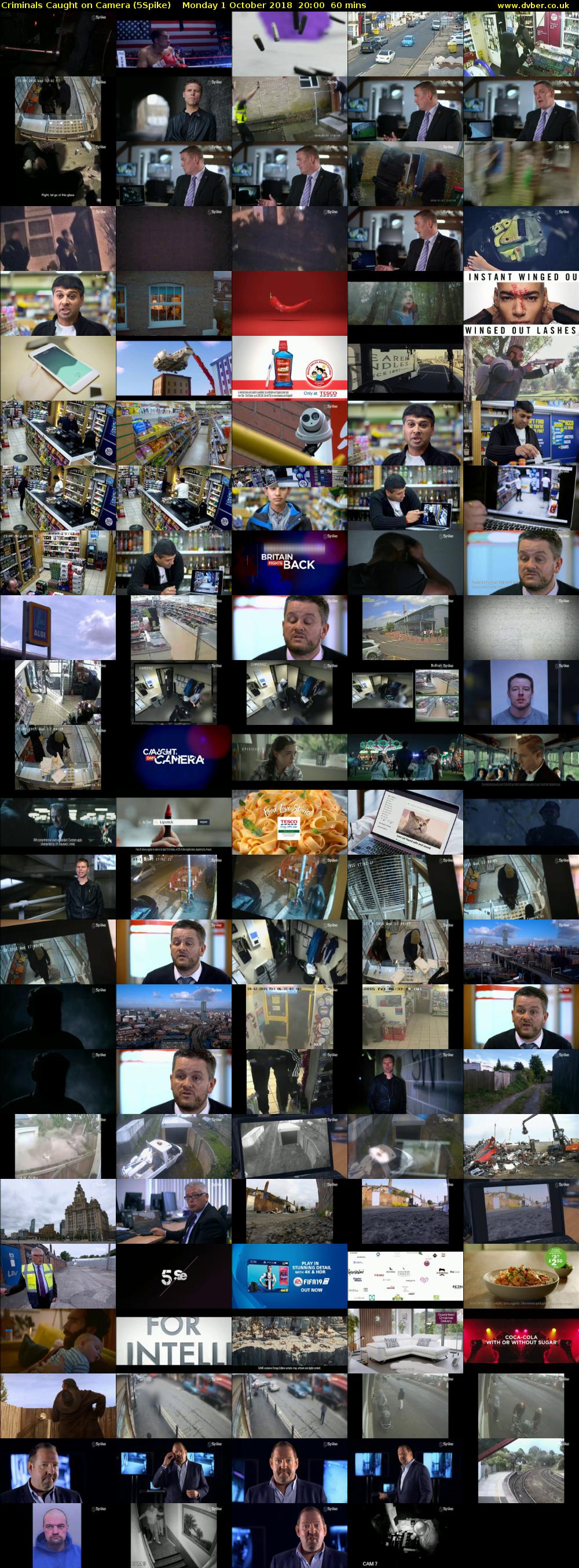 Criminals Caught on Camera (5Spike) Monday 1 October 2018 20:00 - 21:00
