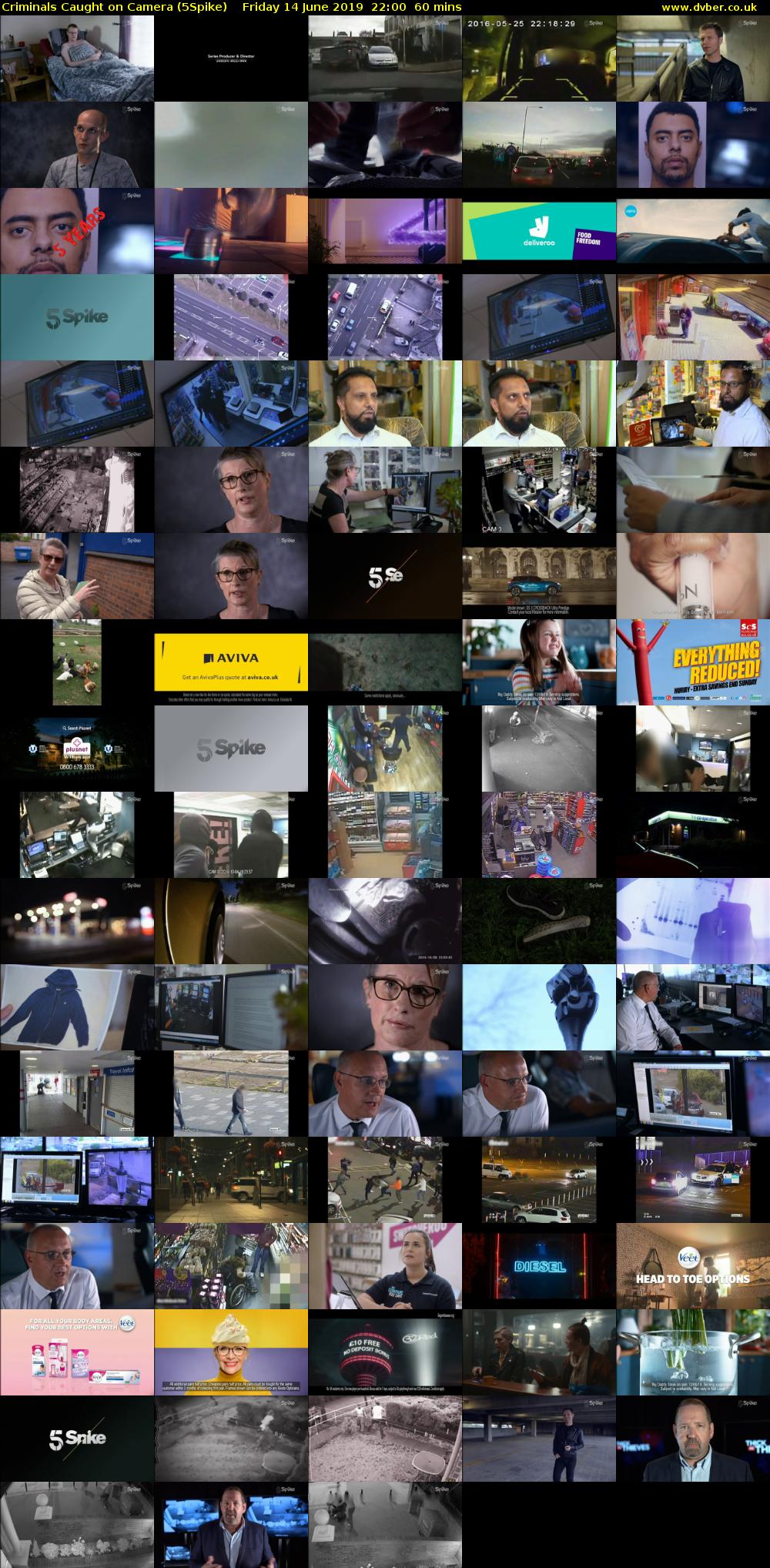 Criminals Caught on Camera (5Spike) Friday 14 June 2019 22:00 - 23:00