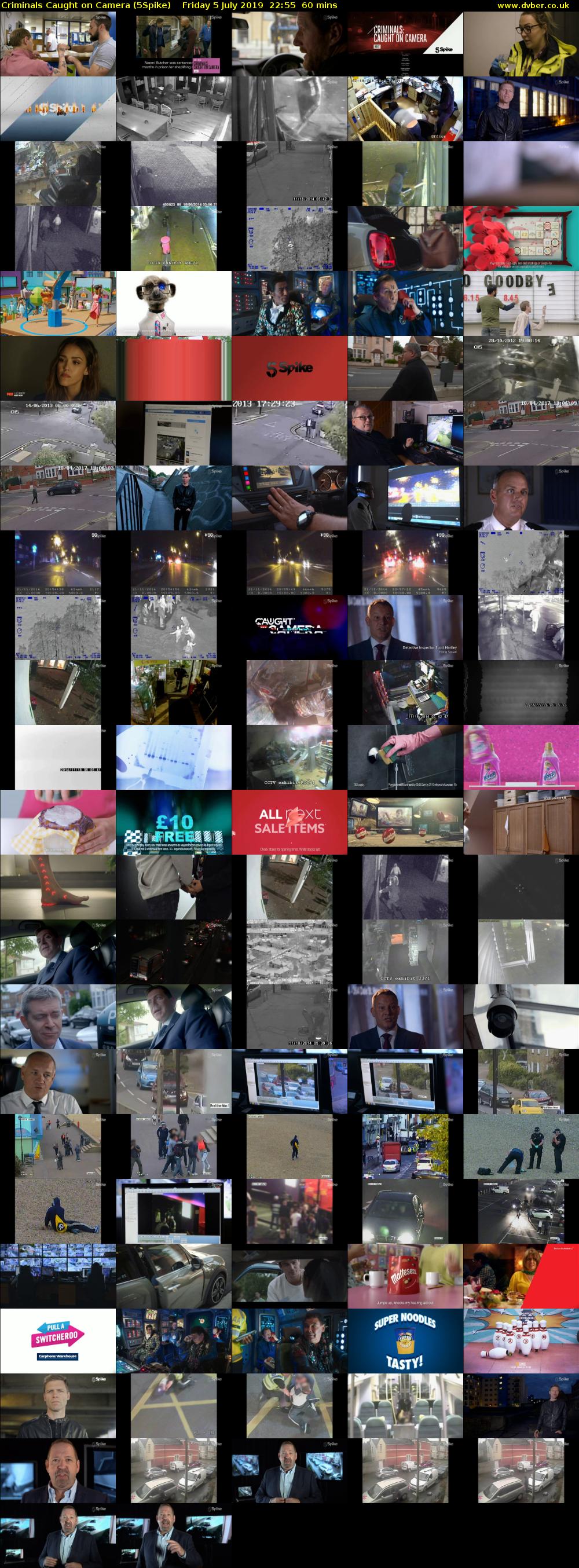Criminals Caught on Camera (5Spike) Friday 5 July 2019 22:55 - 23:55
