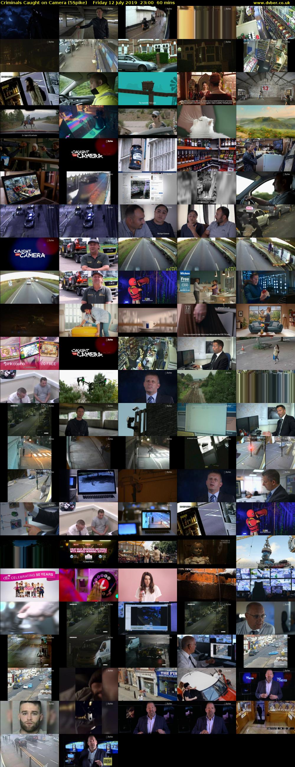 Criminals Caught on Camera (5Spike) Friday 12 July 2019 23:00 - 00:00