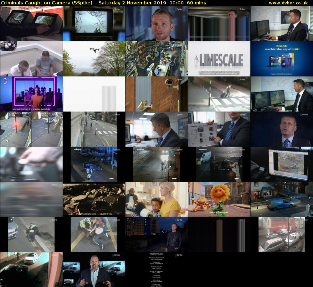 Criminals Caught on Camera (5Spike) Saturday 2 November 2019 00:00 - 01:00