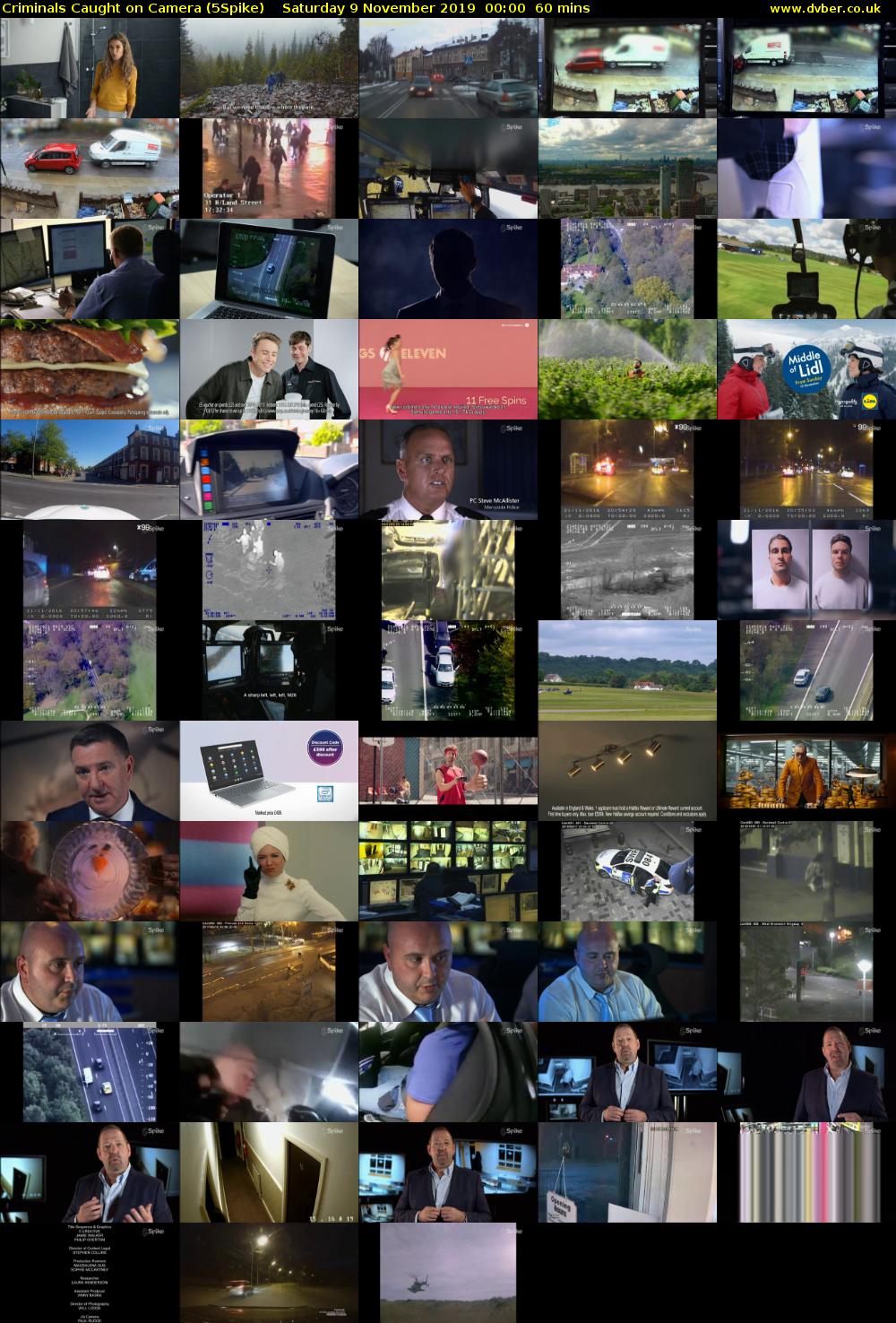 Criminals Caught on Camera (5Spike) Saturday 9 November 2019 00:00 - 01:00