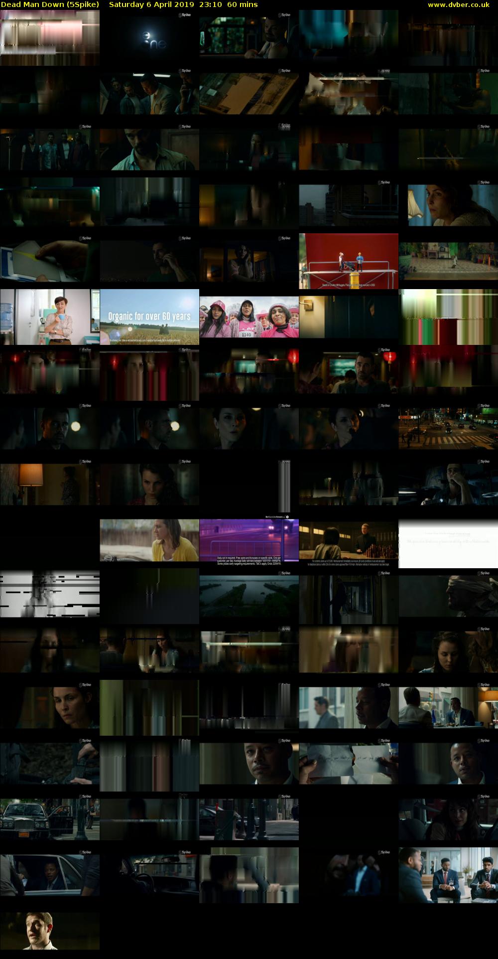 Dead Man Down (5Spike) Saturday 6 April 2019 23:10 - 00:10
