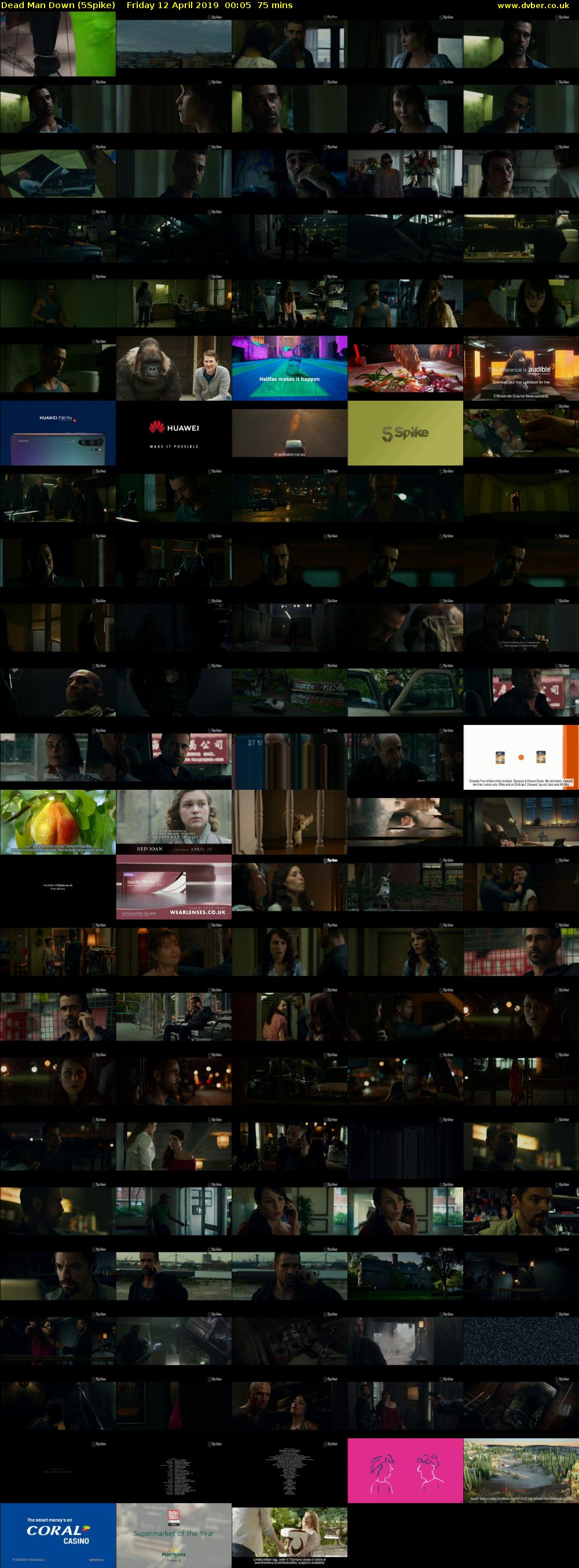 Dead Man Down (5Spike) Friday 12 April 2019 00:05 - 01:20