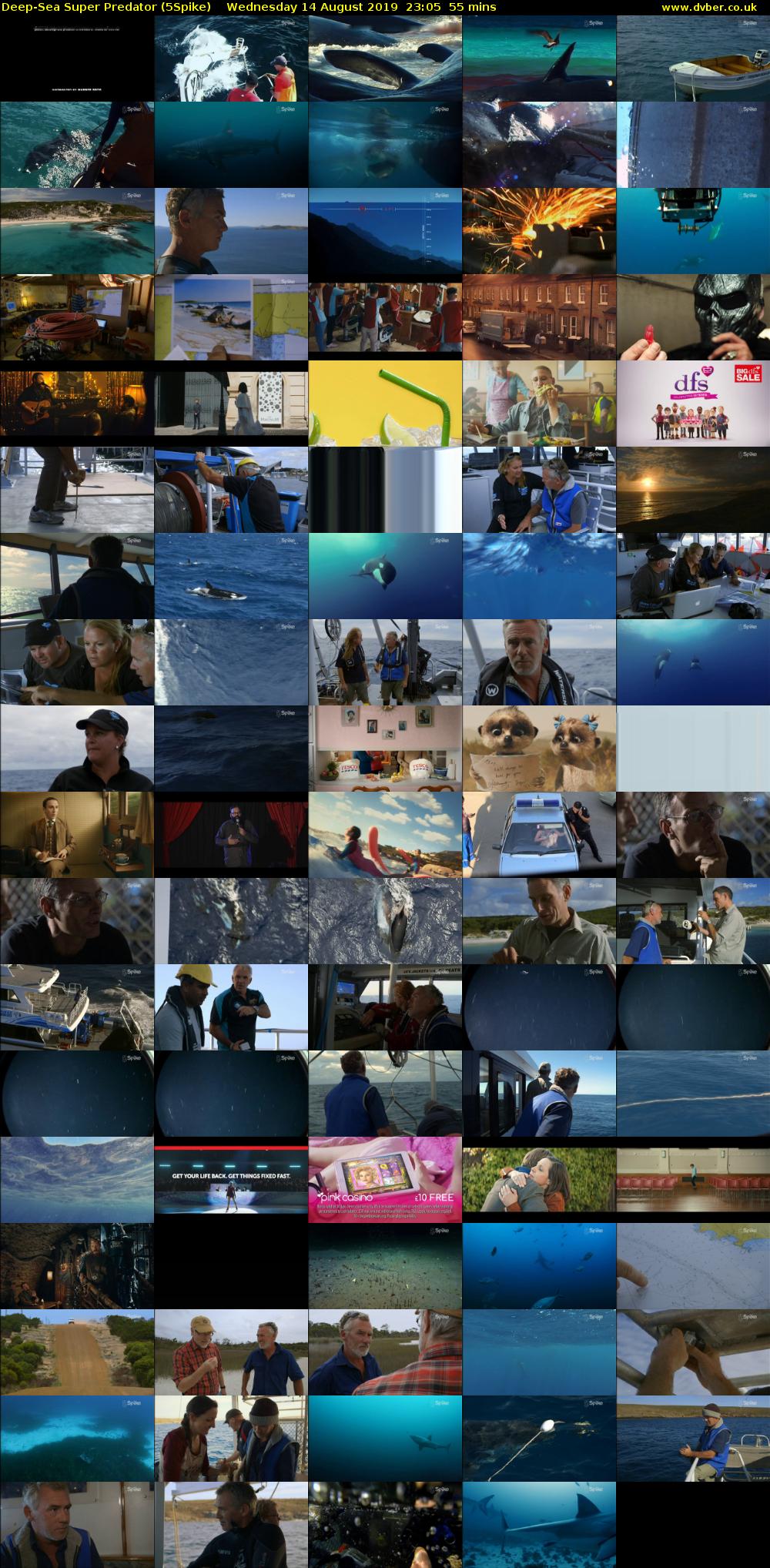 Deep-Sea Super Predator (5Spike) Wednesday 14 August 2019 23:05 - 00:00