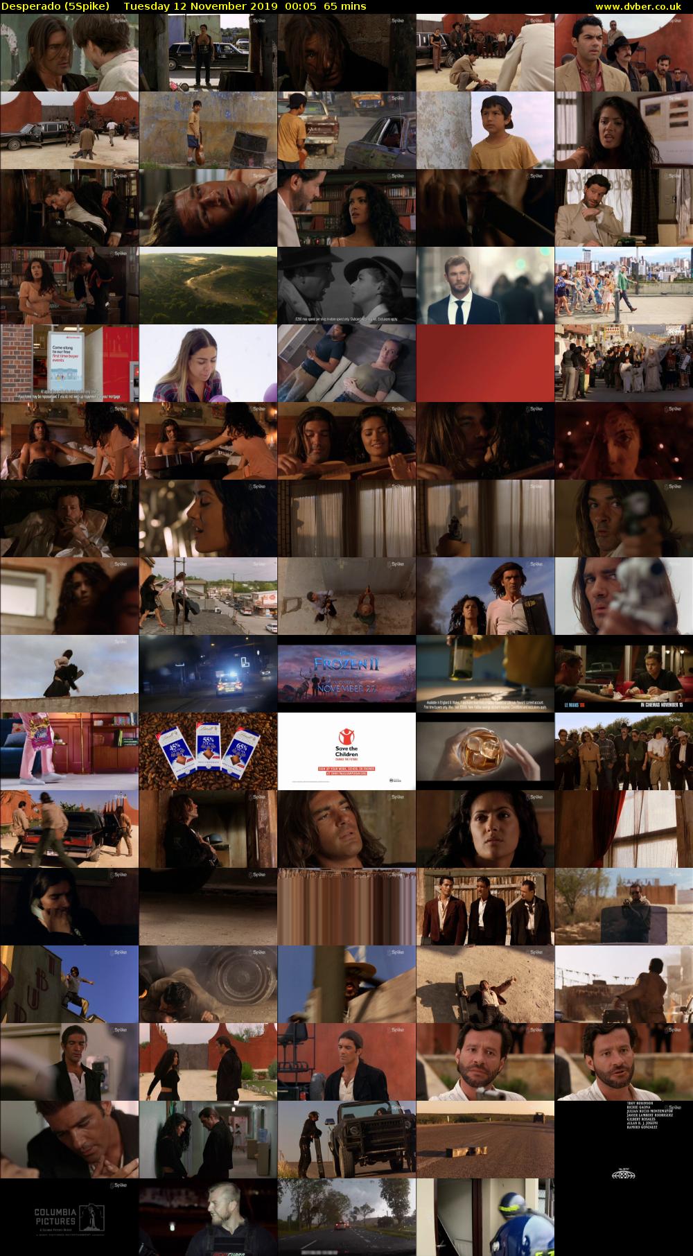 Desperado (5Spike) Tuesday 12 November 2019 00:05 - 01:10