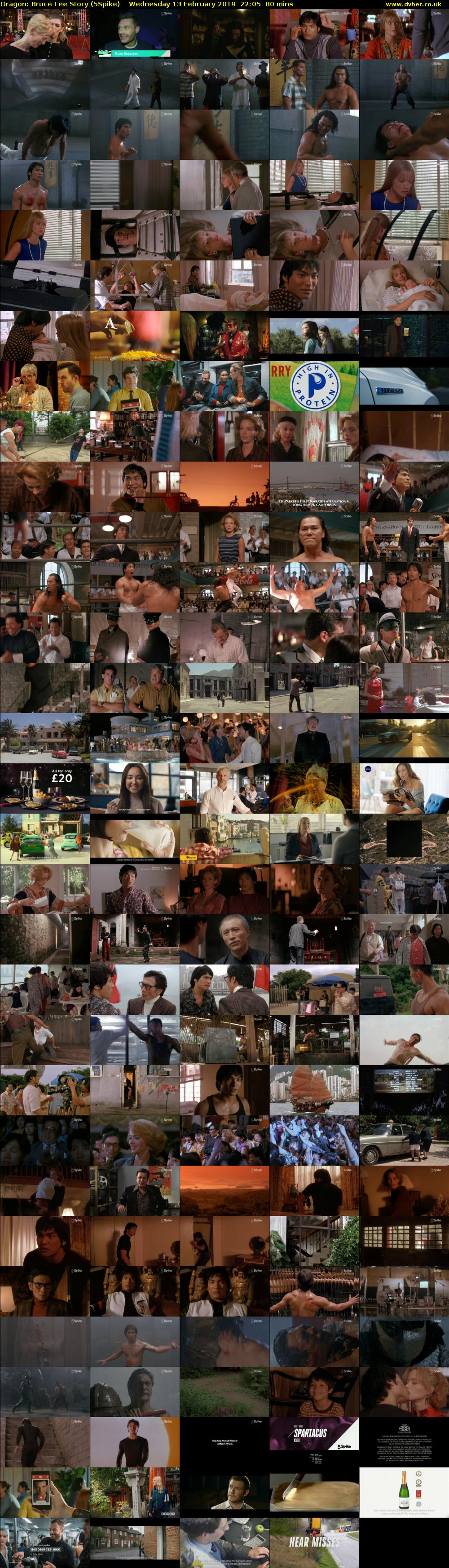 Dragon: Bruce Lee Story (5Spike) Wednesday 13 February 2019 22:05 - 23:25