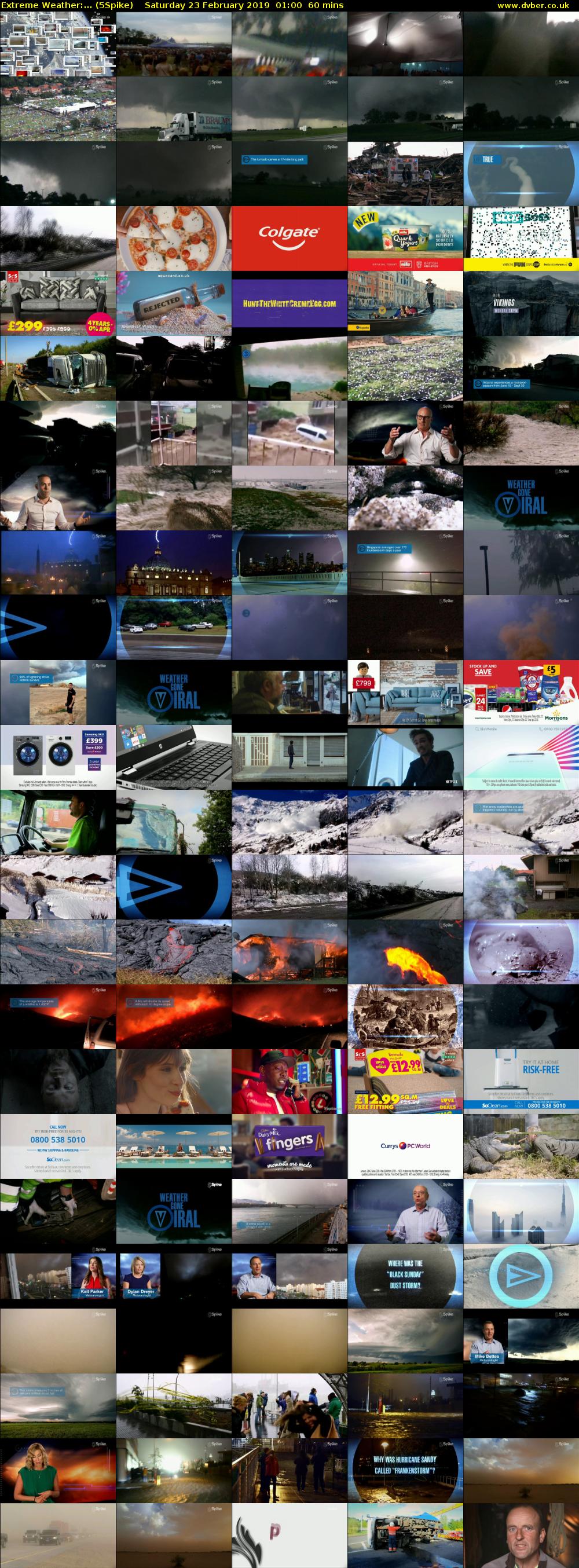 Extreme Weather:... (5Spike) Saturday 23 February 2019 01:00 - 02:00