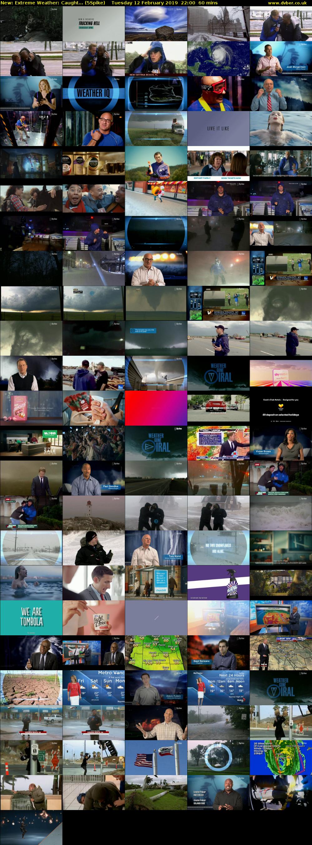 Extreme Weather: Caught... (5Spike) Tuesday 12 February 2019 22:00 - 23:00