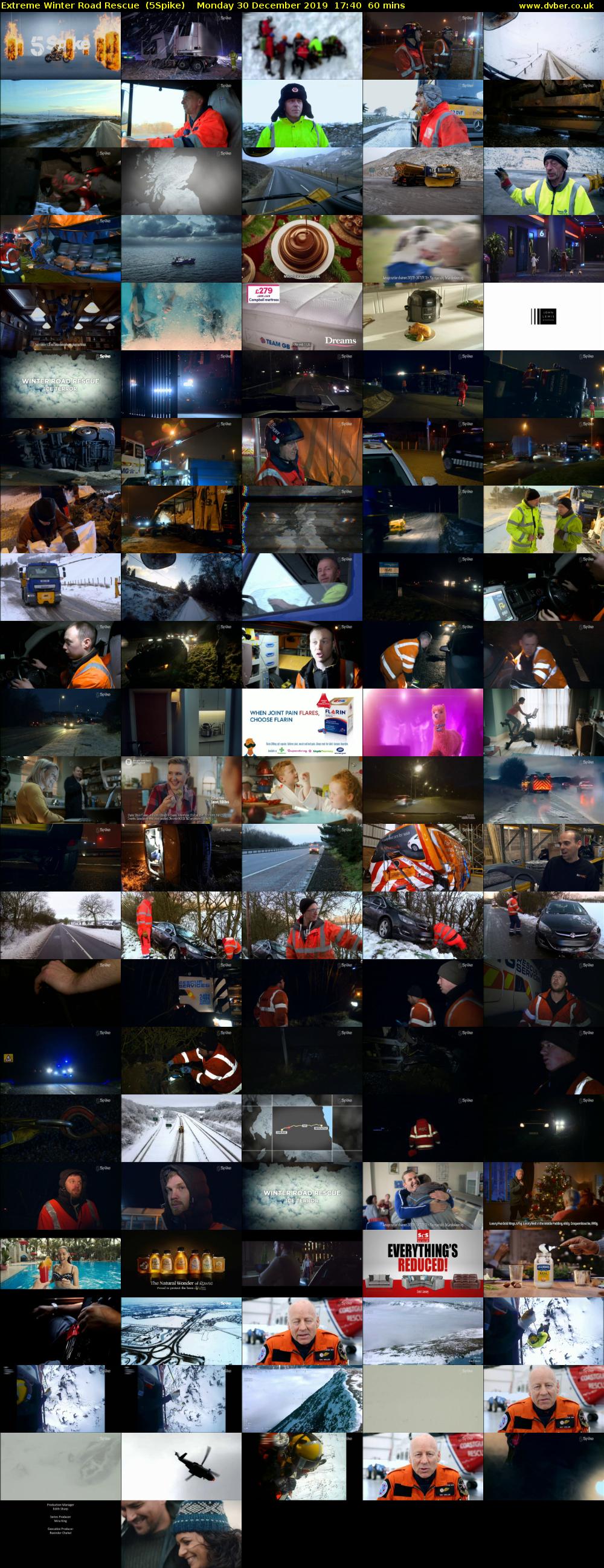 Extreme Winter Road Rescue  (5Spike) Monday 30 December 2019 17:40 - 18:40