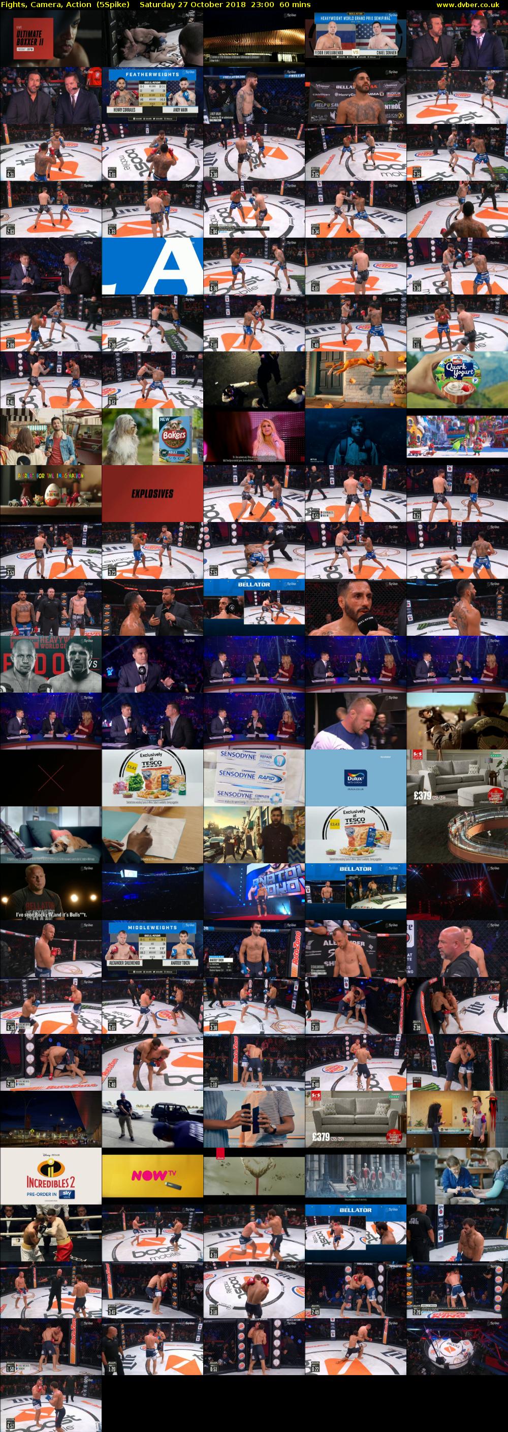 Fights, Camera, Action  (5Spike) Saturday 27 October 2018 23:00 - 00:00