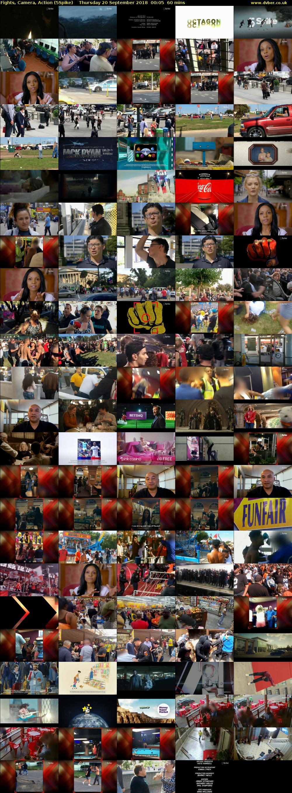 Fights, Camera, Action (5Spike) Thursday 20 September 2018 00:05 - 01:05