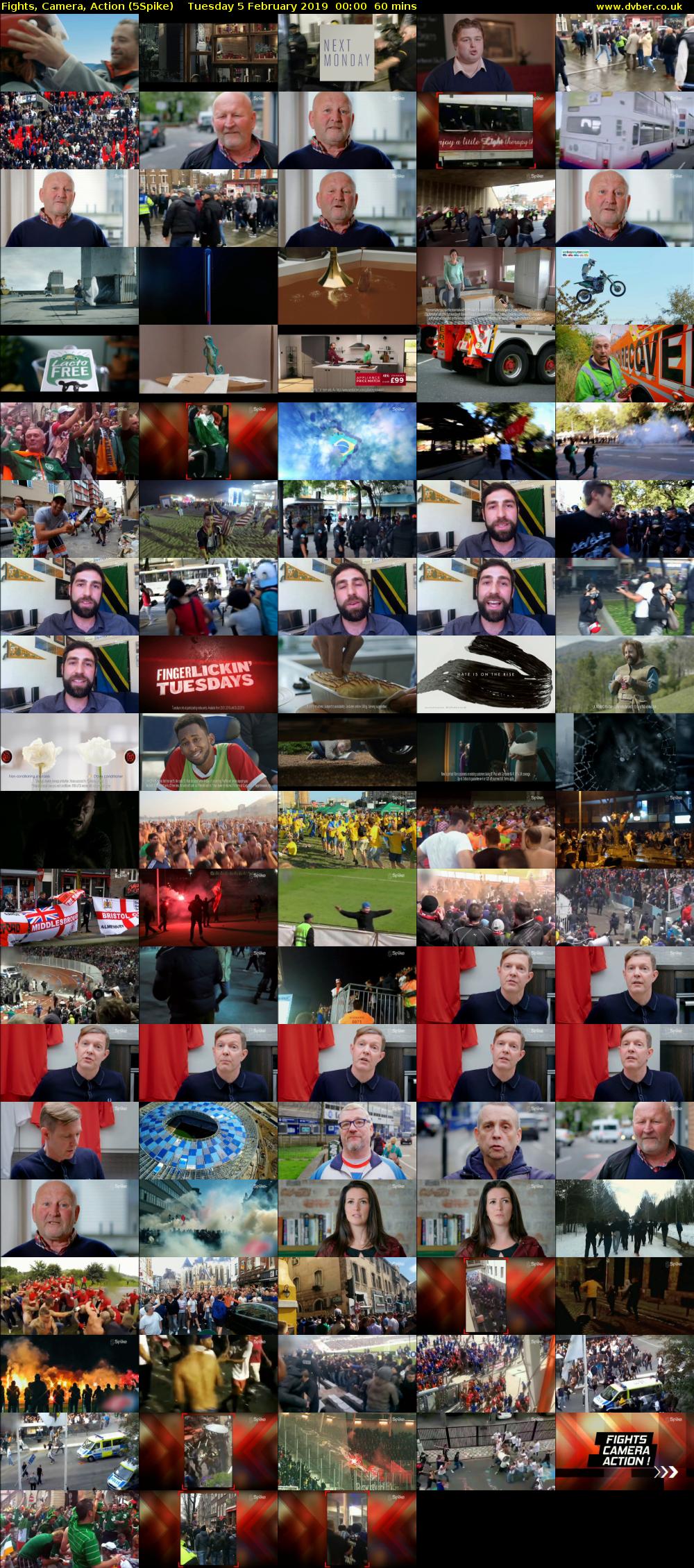 Fights, Camera, Action (5Spike) Tuesday 5 February 2019 00:00 - 01:00