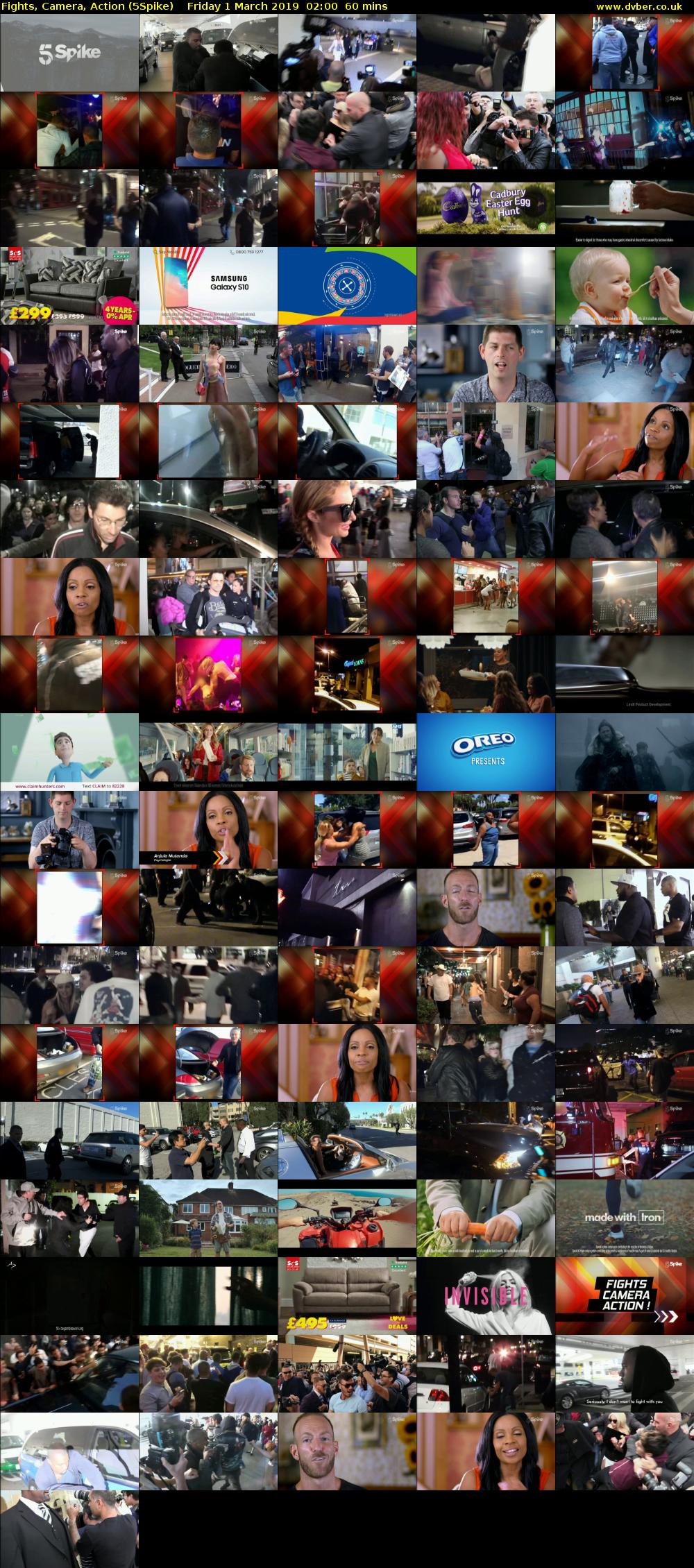 Fights, Camera, Action (5Spike) Friday 1 March 2019 02:00 - 03:00