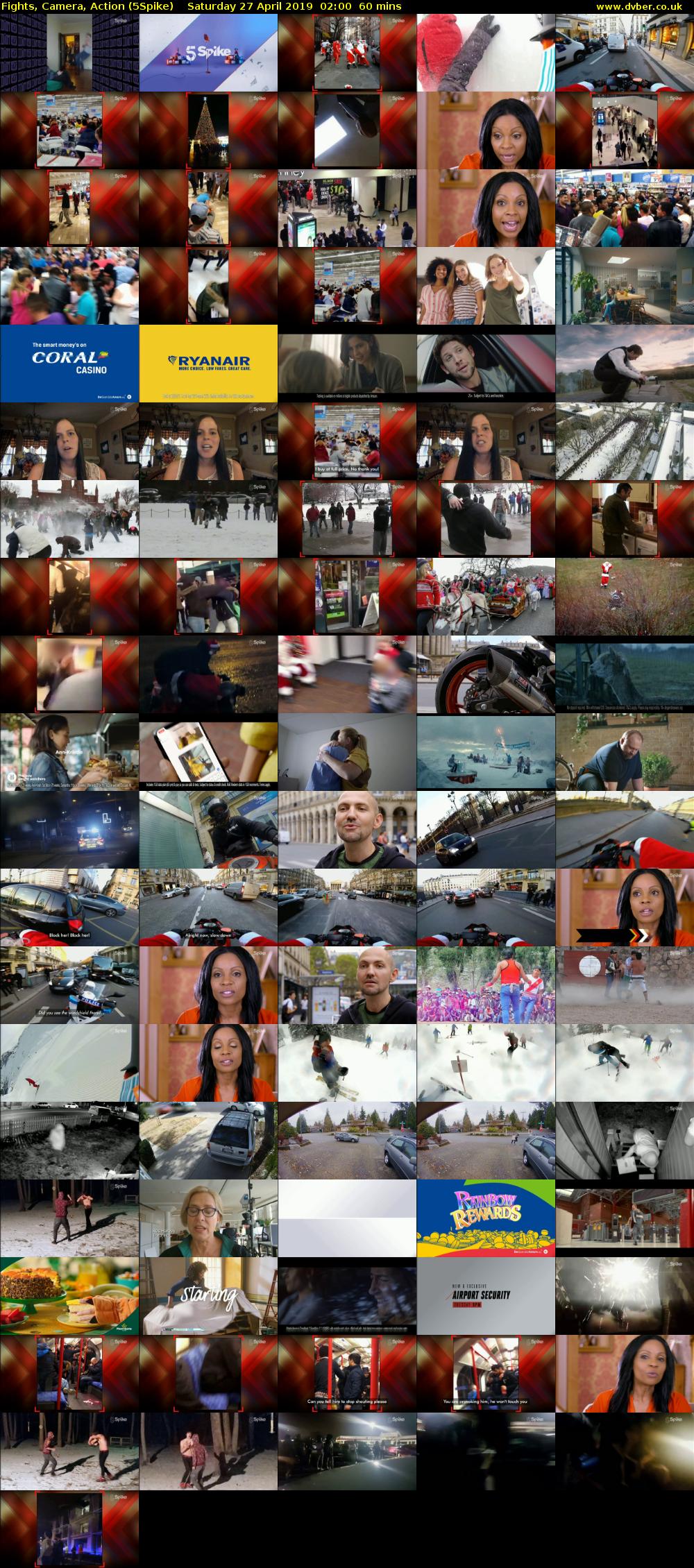 Fights, Camera, Action (5Spike) Saturday 27 April 2019 02:00 - 03:00