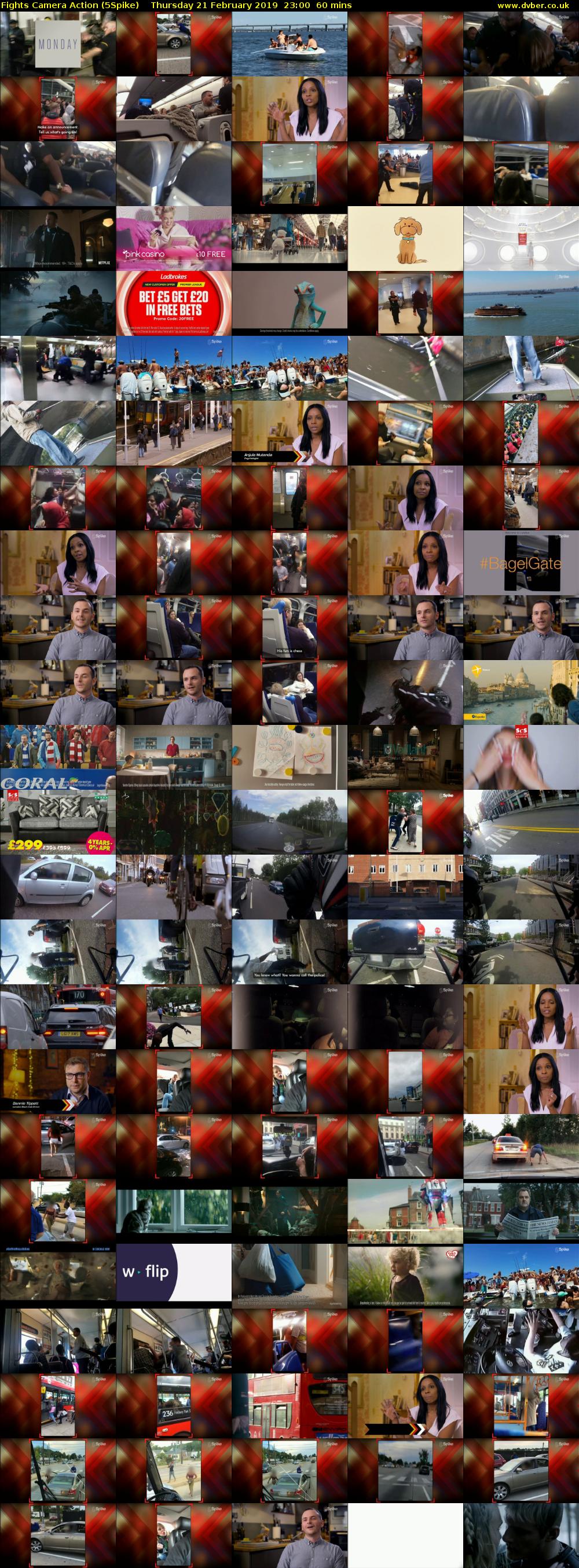 Fights Camera Action (5Spike) Thursday 21 February 2019 23:00 - 00:00