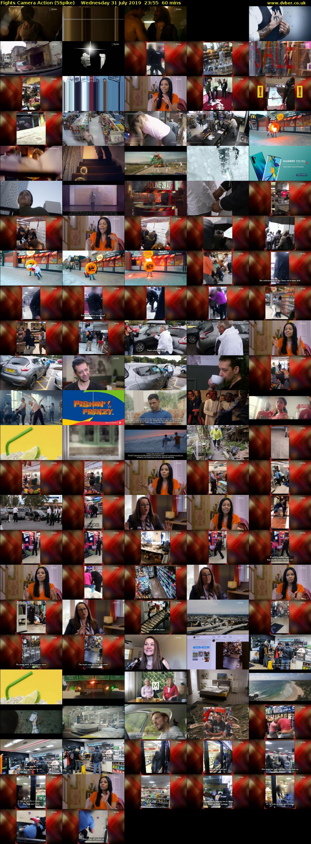 Fights Camera Action (5Spike) Wednesday 31 July 2019 23:55 - 00:55