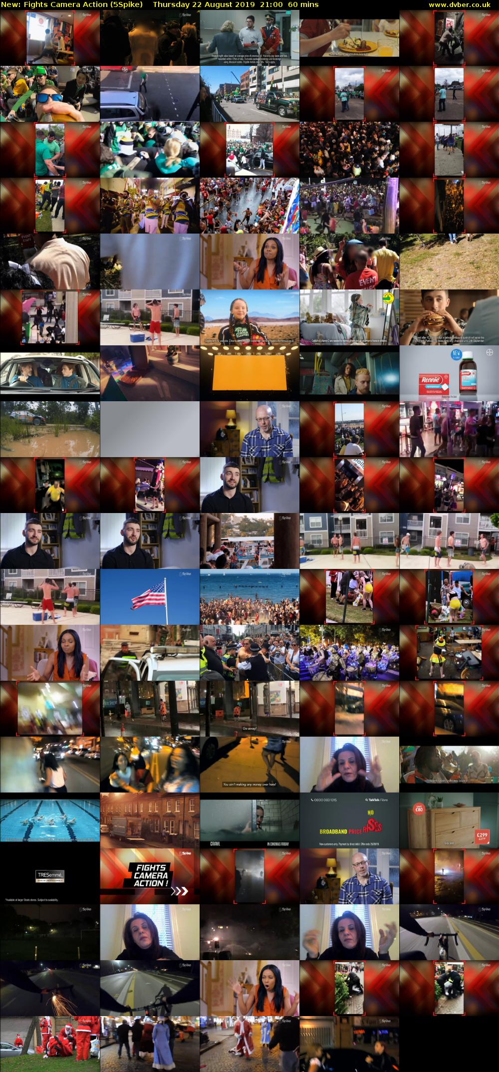 Fights Camera Action (5Spike) Thursday 22 August 2019 21:00 - 22:00