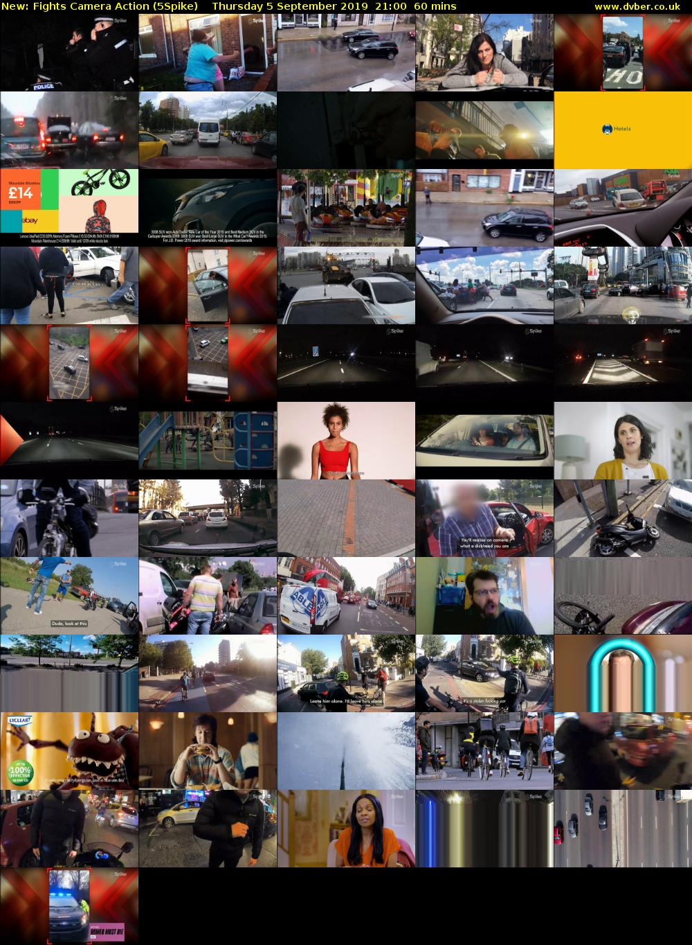 Fights Camera Action (5Spike) Thursday 5 September 2019 21:00 - 22:00