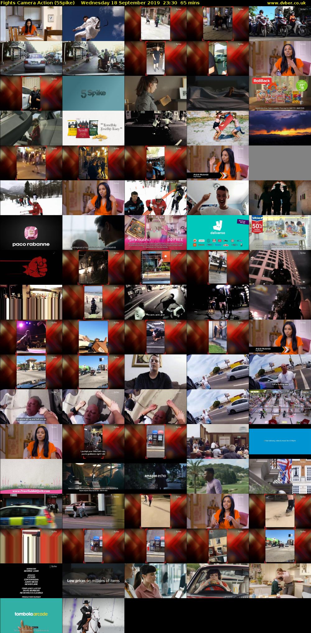 Fights Camera Action (5Spike) Wednesday 18 September 2019 23:30 - 00:35