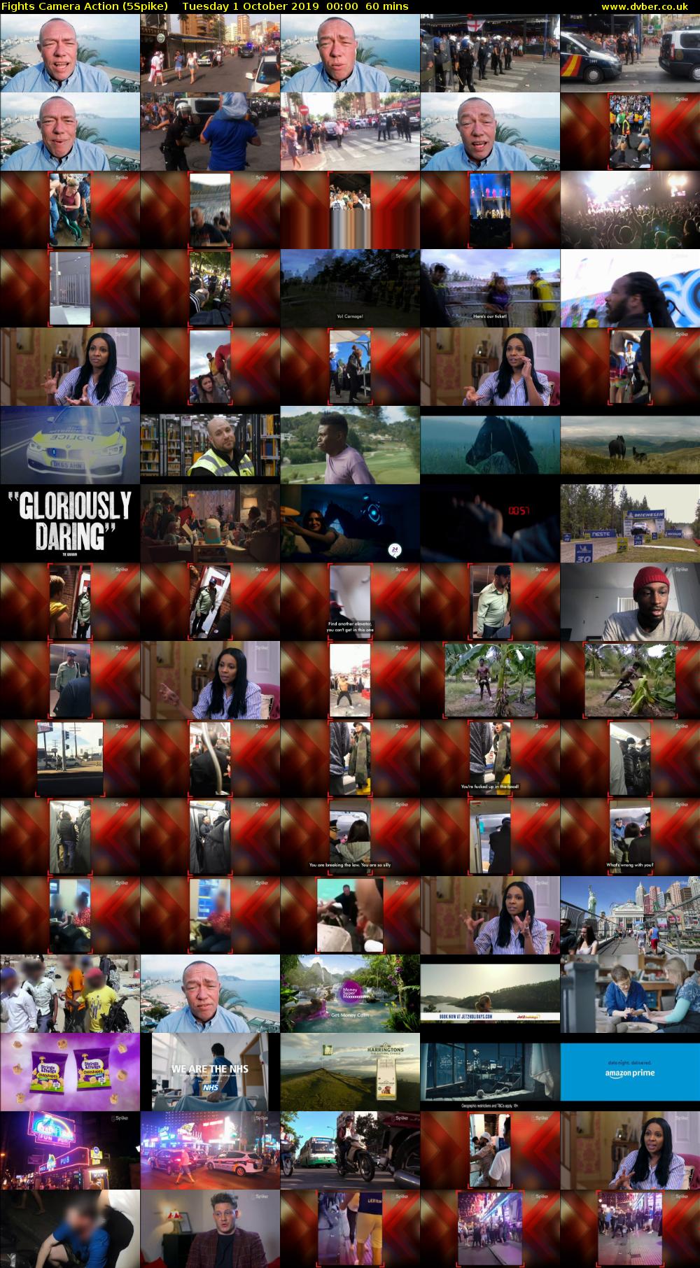 Fights Camera Action (5Spike) Tuesday 1 October 2019 00:00 - 01:00