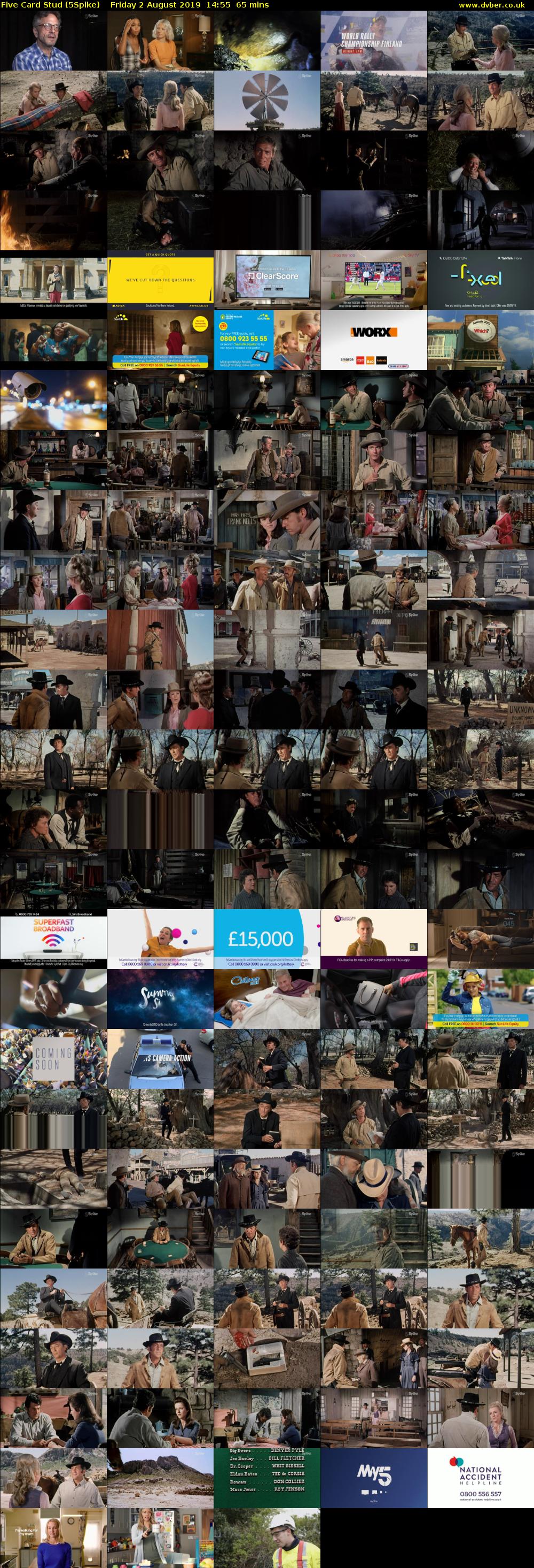 Five Card Stud (5Spike) Friday 2 August 2019 14:55 - 16:00