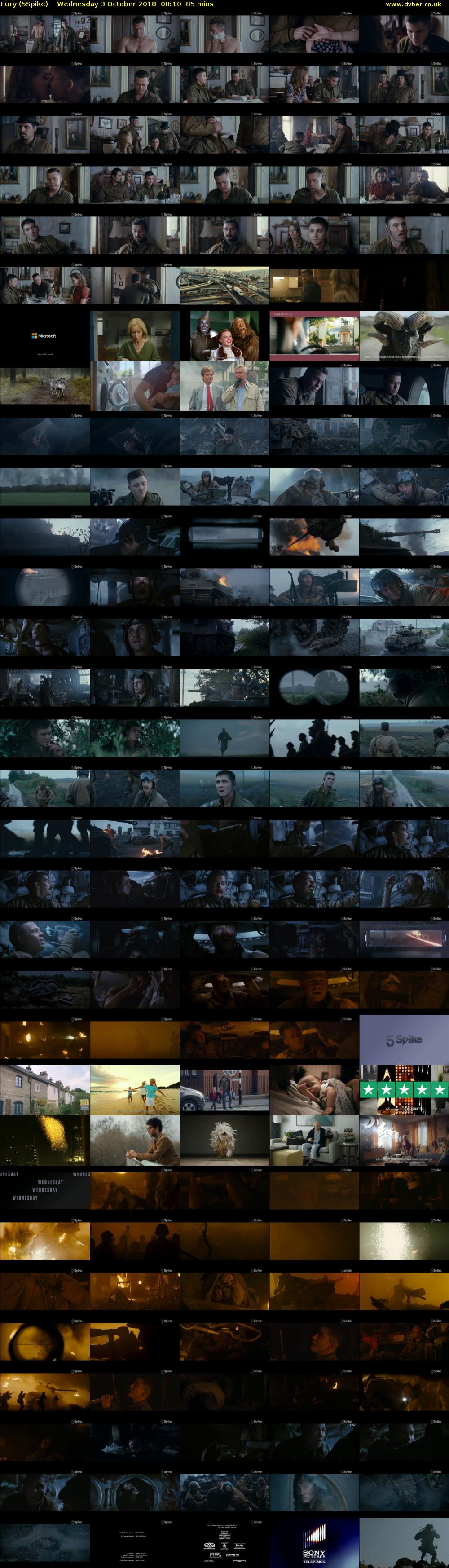 Fury (5Spike) Wednesday 3 October 2018 00:10 - 01:35