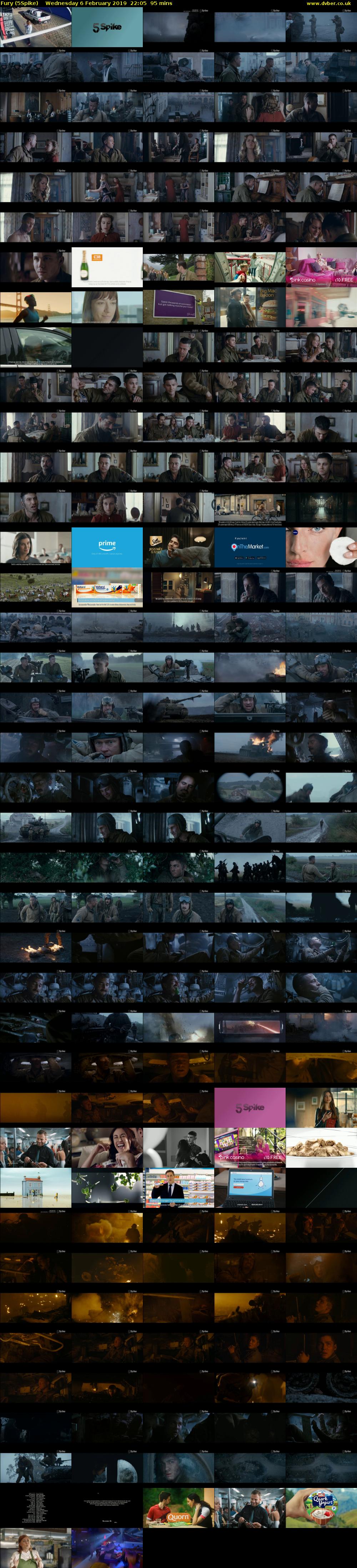 Fury (5Spike) Wednesday 6 February 2019 22:05 - 23:40