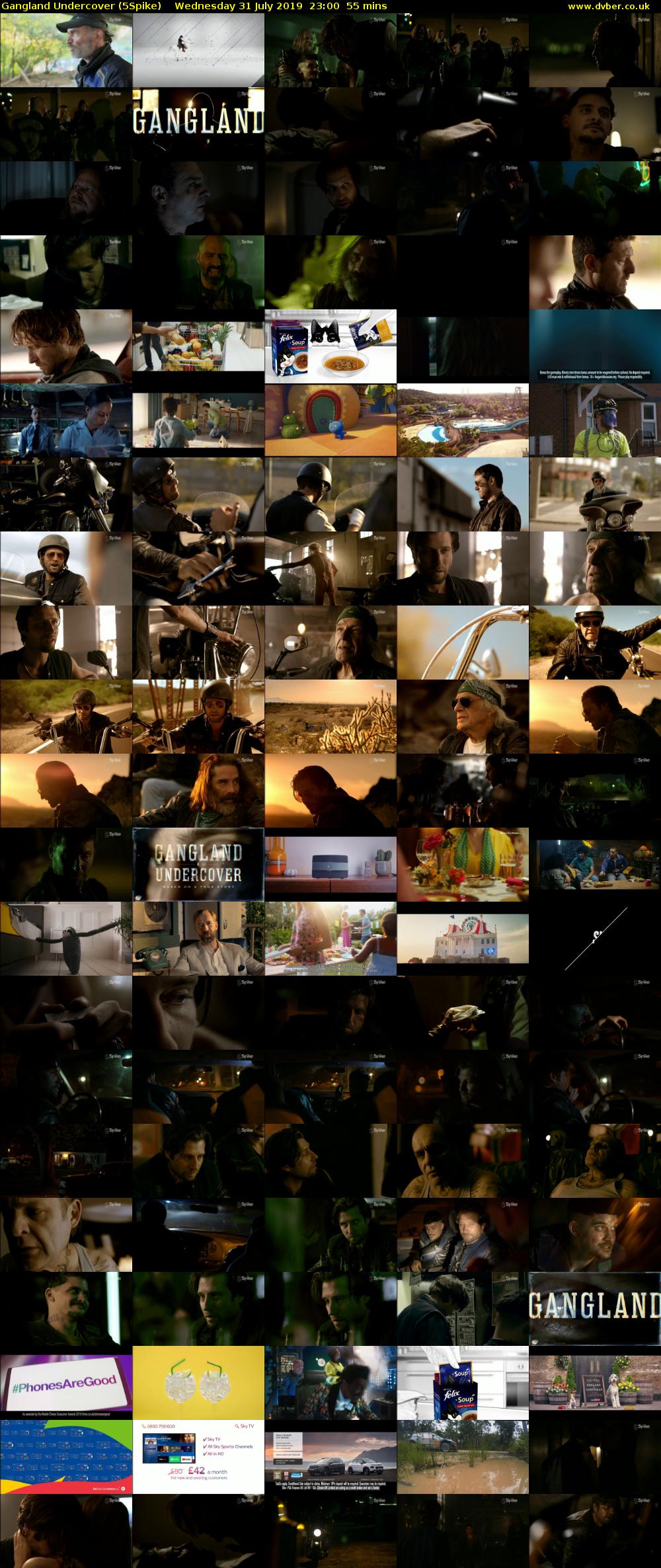 Gangland Undercover (5Spike) Wednesday 31 July 2019 23:00 - 23:55