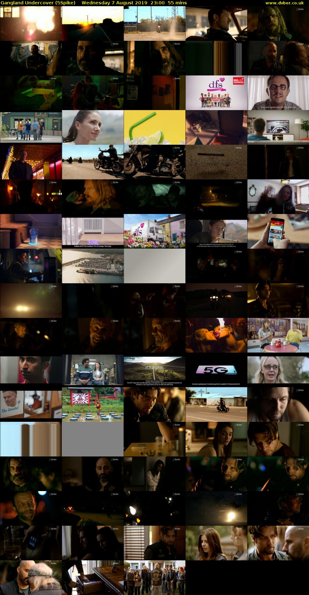 Gangland Undercover (5Spike) Wednesday 7 August 2019 23:00 - 23:55