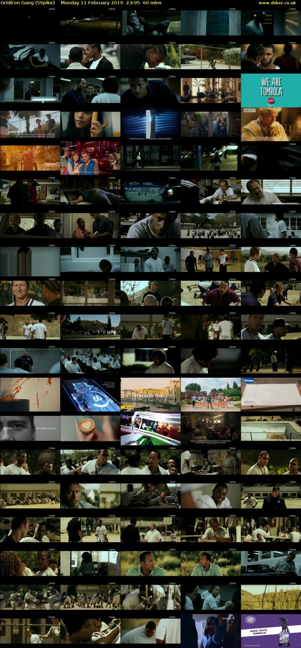 Gridiron Gang (5Spike) Monday 11 February 2019 23:05 - 00:05