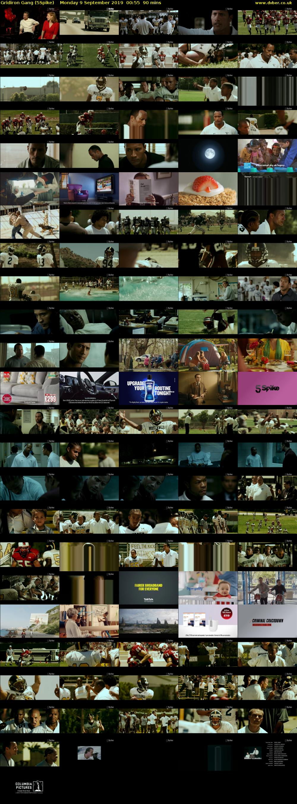 Gridiron Gang (5Spike) Monday 9 September 2019 00:55 - 02:25