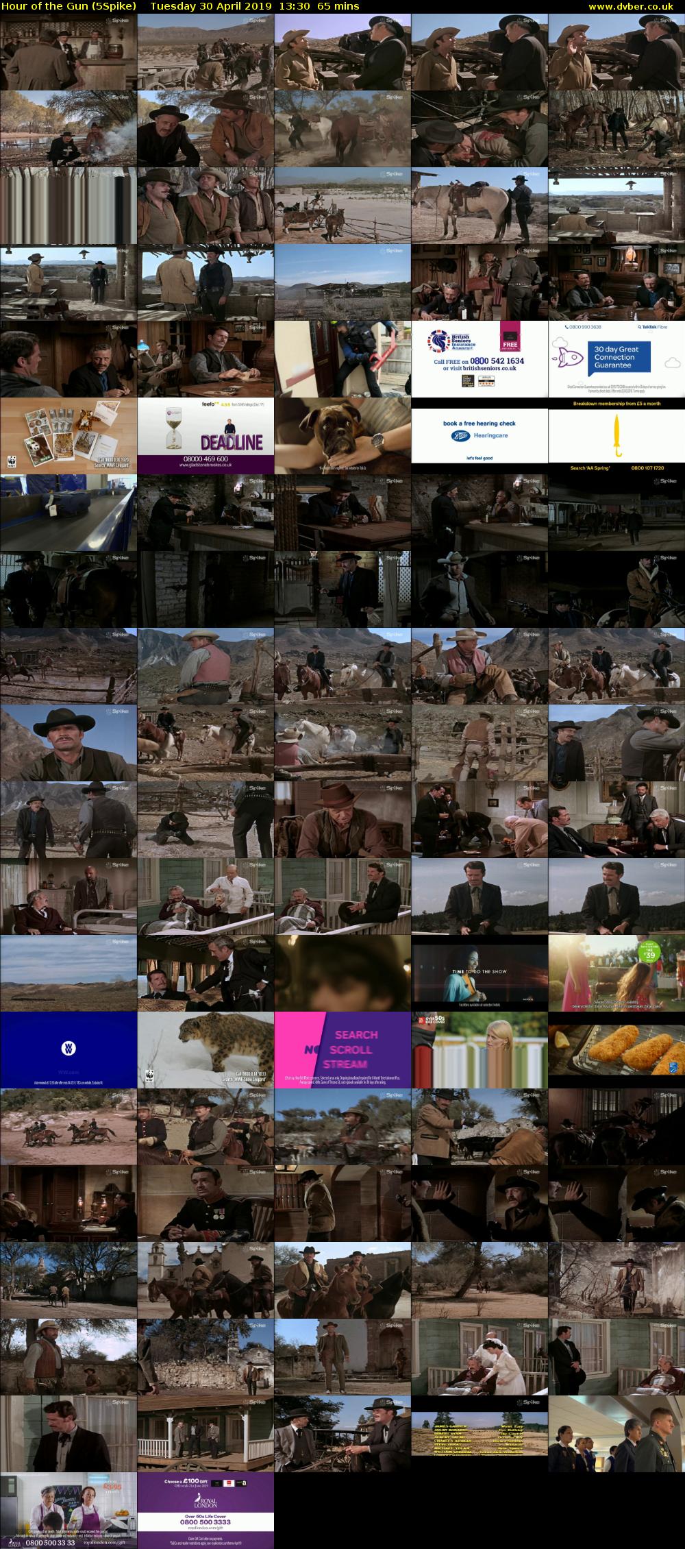 Hour of the Gun (5Spike) Tuesday 30 April 2019 13:30 - 14:35