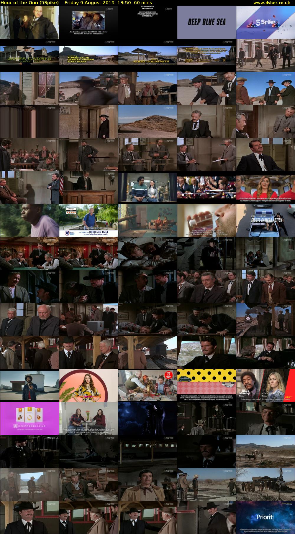 Hour of the Gun (5Spike) Friday 9 August 2019 13:50 - 14:50