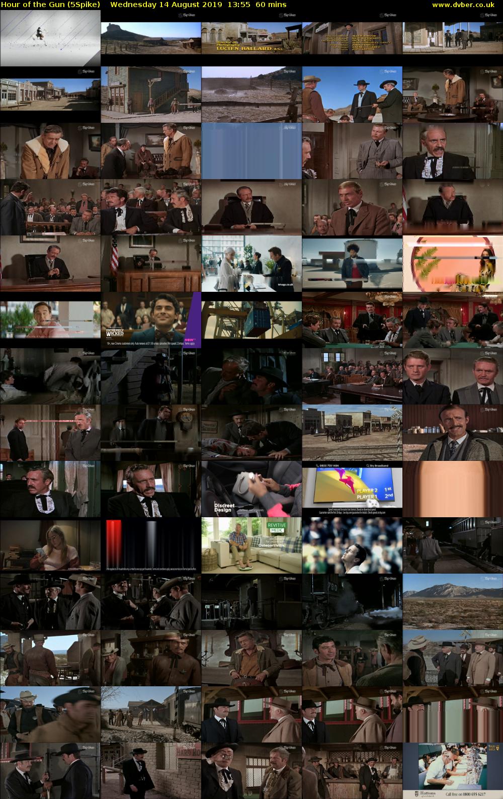 Hour of the Gun (5Spike) Wednesday 14 August 2019 13:55 - 14:55
