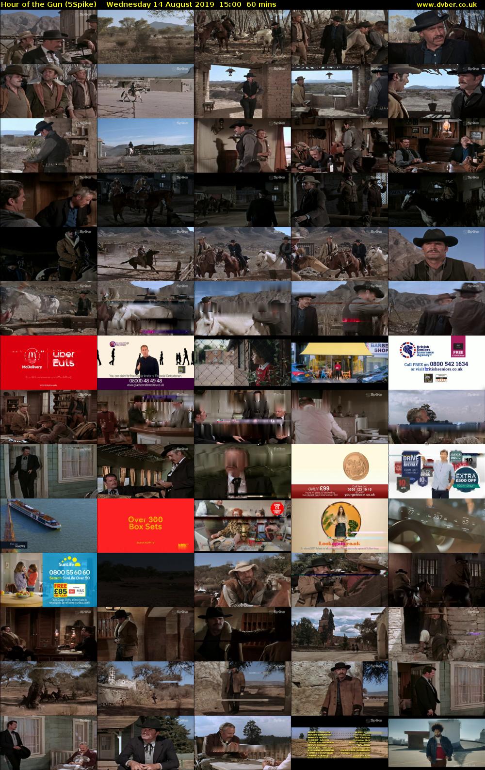 Hour of the Gun (5Spike) Wednesday 14 August 2019 15:00 - 16:00