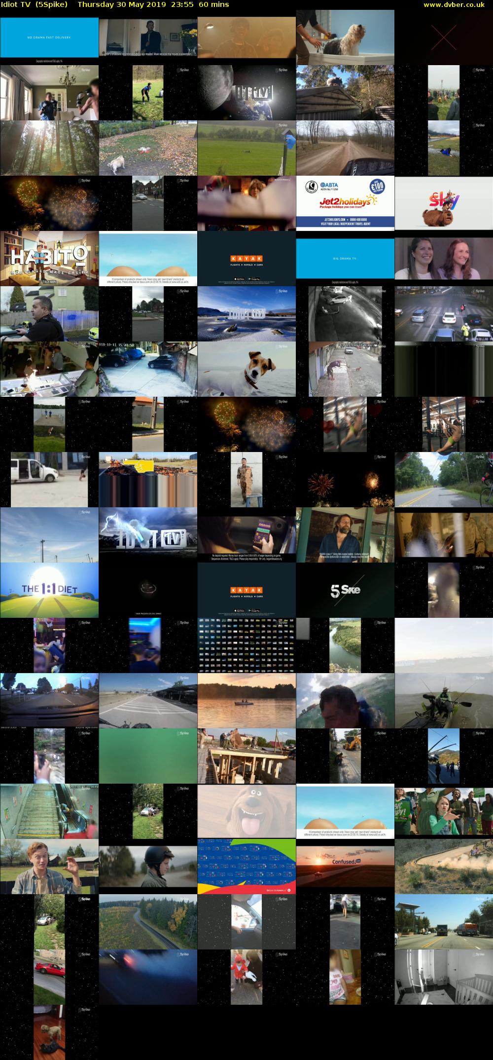 Idiot TV  (5Spike) Thursday 30 May 2019 23:55 - 00:55