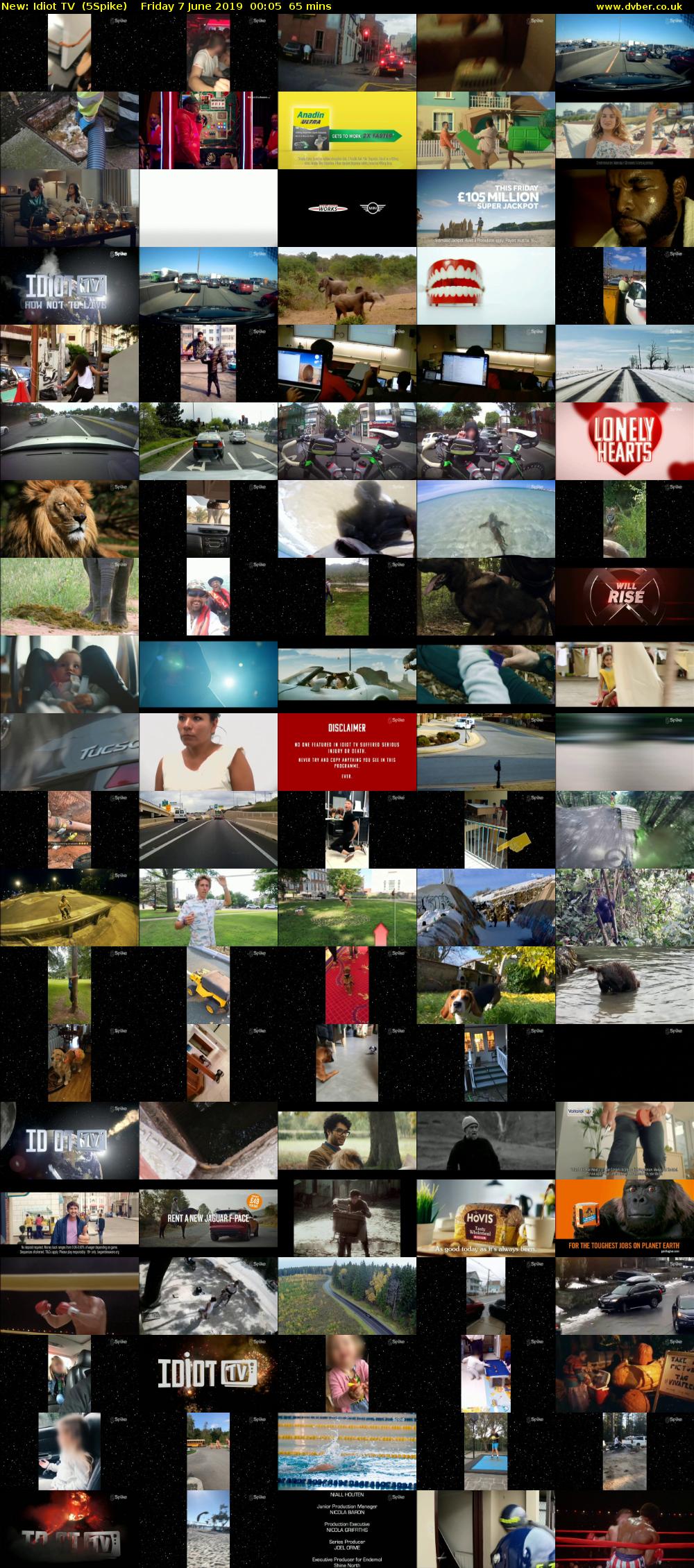 Idiot TV (5Spike) Friday 7 June 2019 00:05 - 01:10
