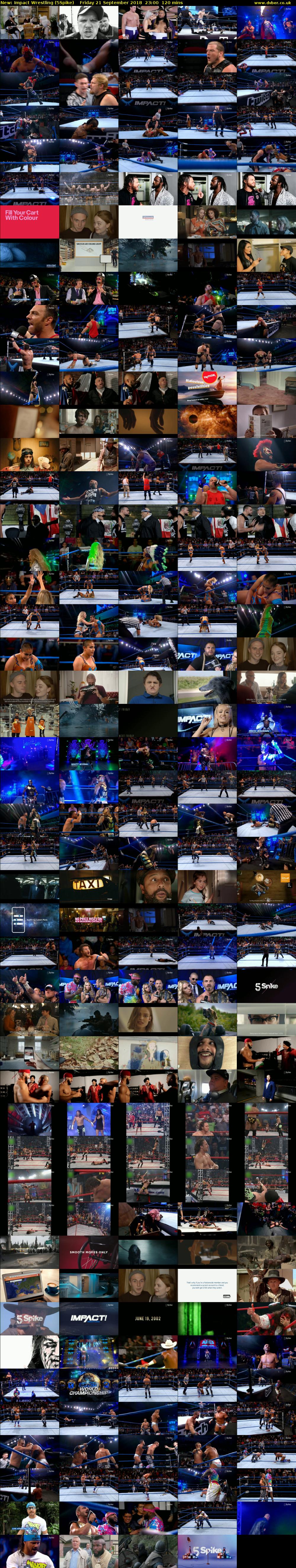 Impact Wrestling (5Spike) Friday 21 September 2018 23:00 - 01:00