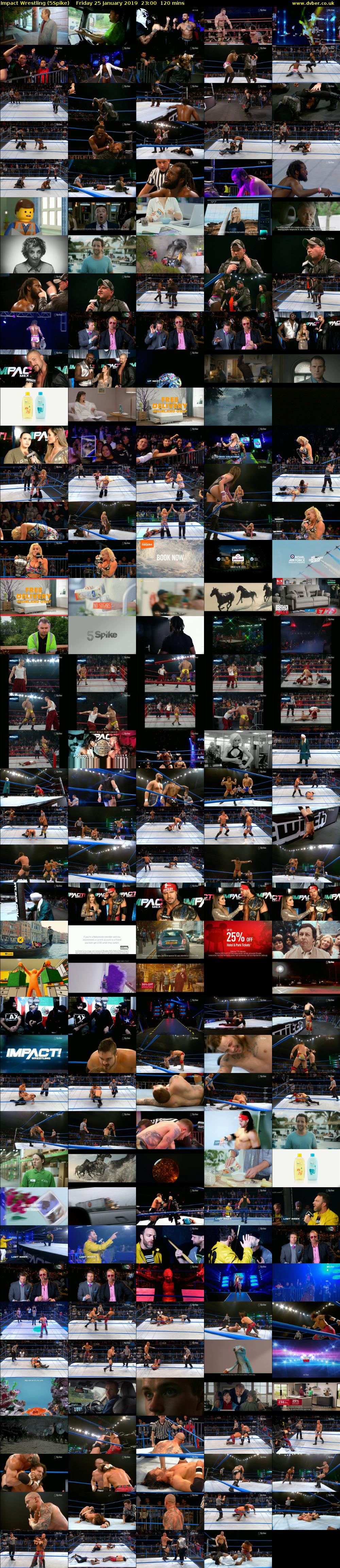Impact Wrestling (5Spike) Friday 25 January 2019 23:00 - 01:00