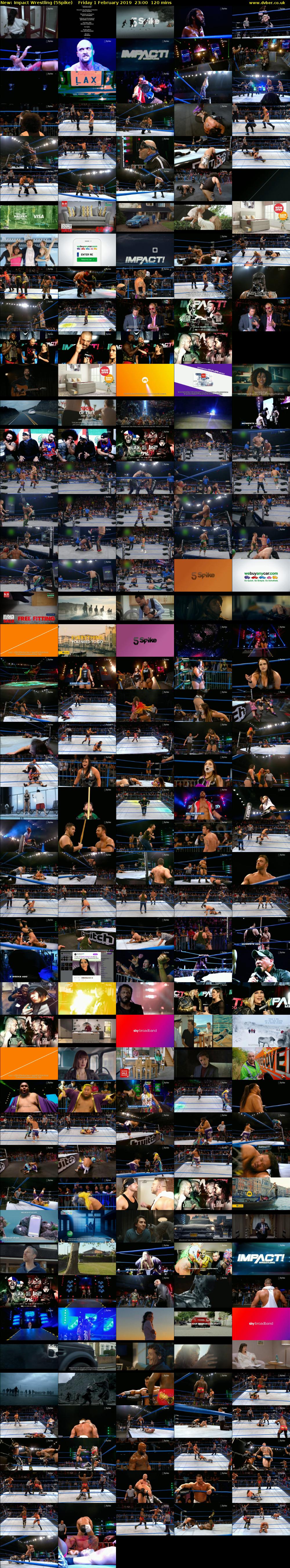 Impact Wrestling (5Spike) Friday 1 February 2019 23:00 - 01:00