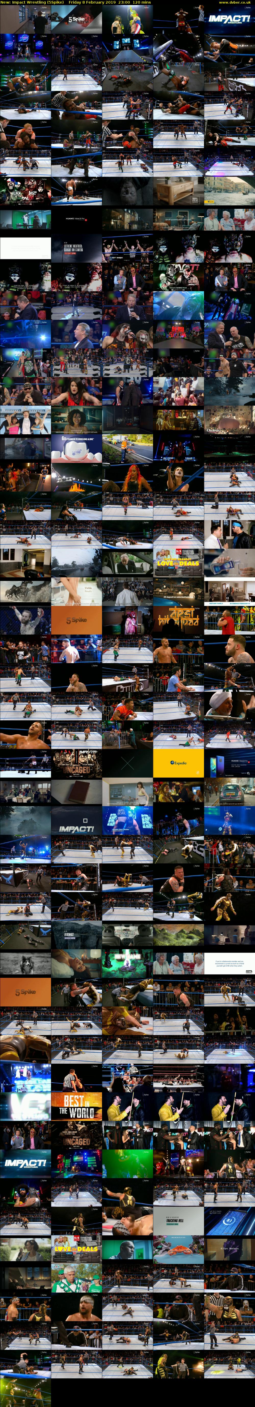 Impact Wrestling (5Spike) Friday 8 February 2019 23:00 - 01:00