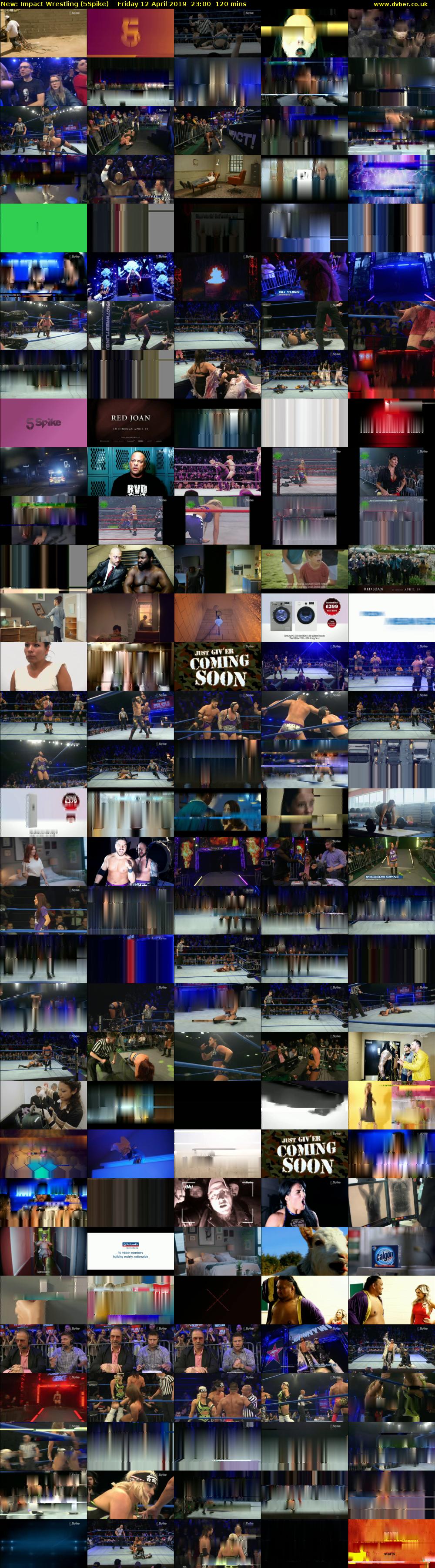 Impact Wrestling (5Spike) Friday 12 April 2019 23:00 - 01:00