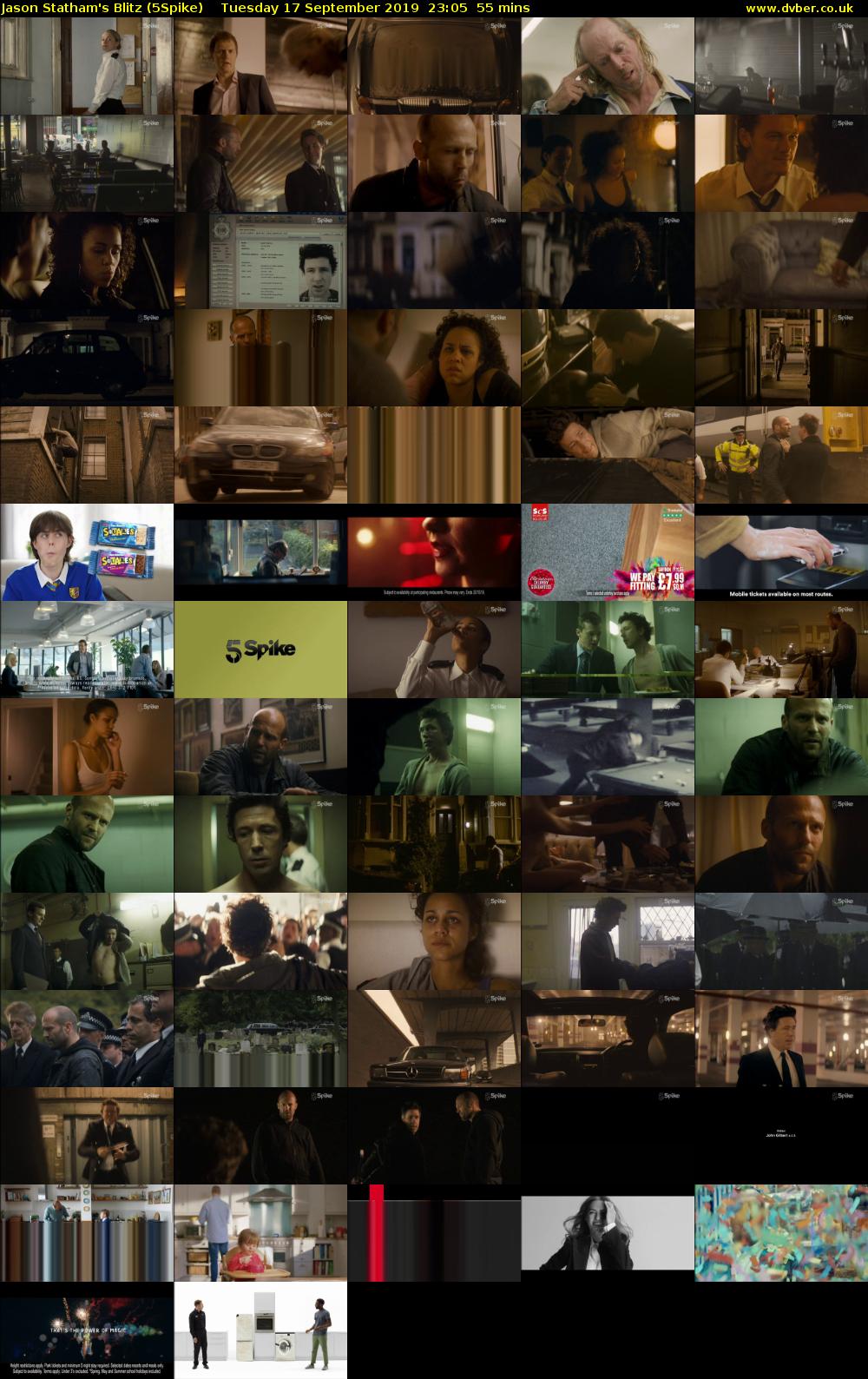 Jason Statham's Blitz (5Spike) Tuesday 17 September 2019 23:05 - 00:00