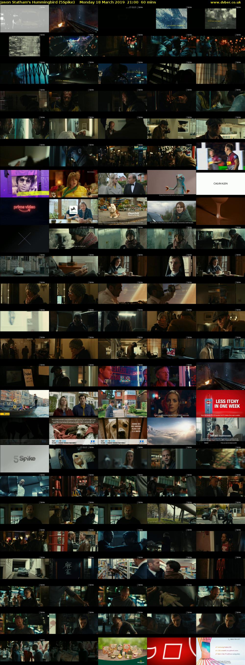 Jason Statham's Hummingbird (5Spike) Monday 18 March 2019 21:00 - 22:00