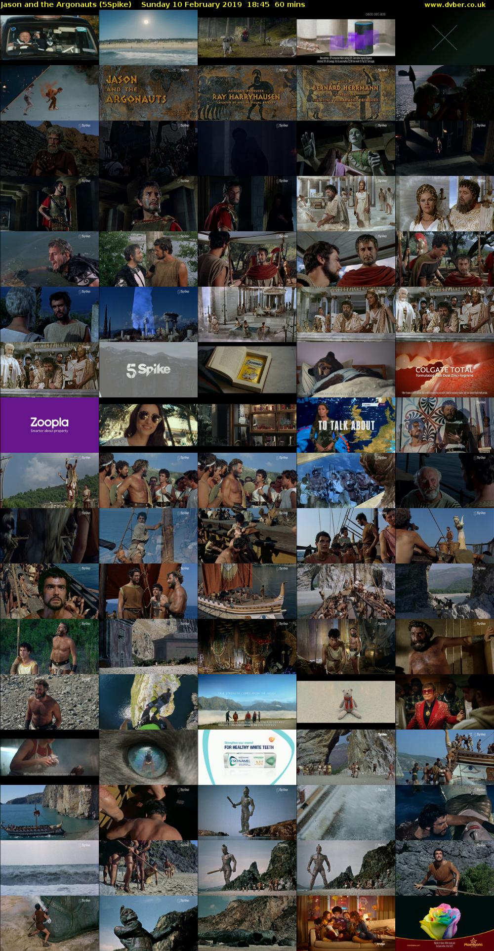 Jason and the Argonauts (5Spike) Sunday 10 February 2019 18:45 - 19:45