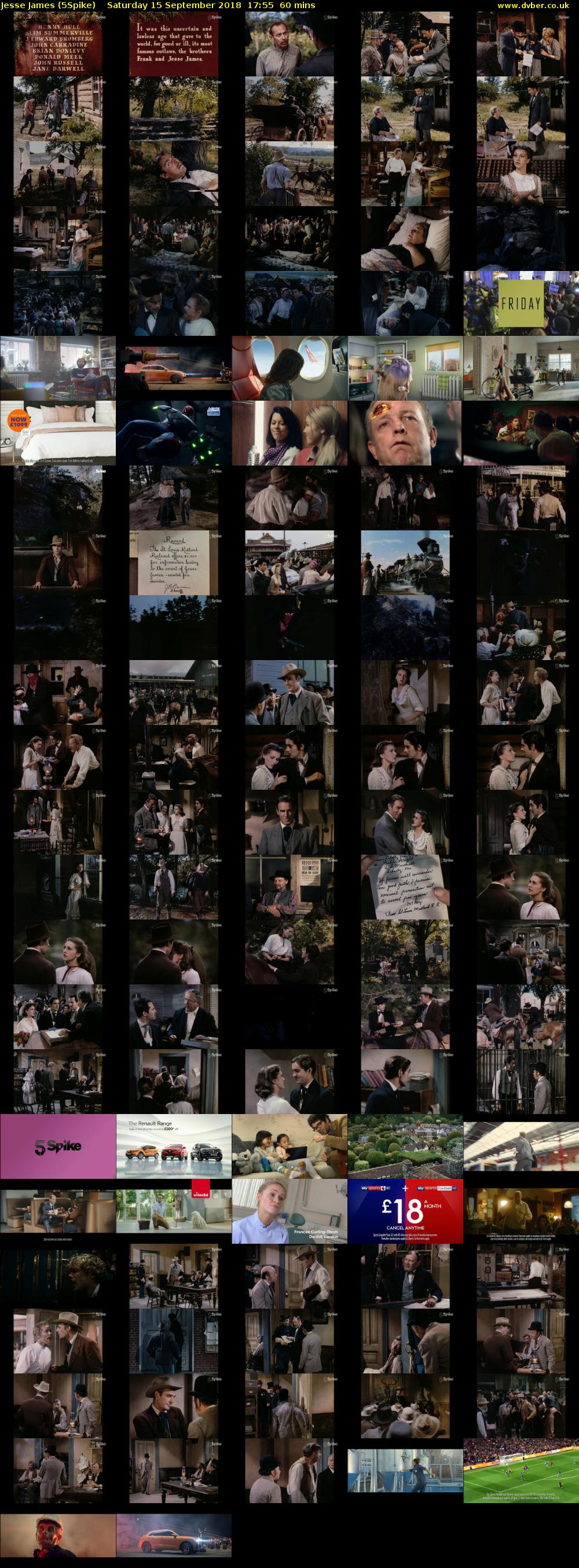 Jesse James (5Spike) Saturday 15 September 2018 17:55 - 18:55